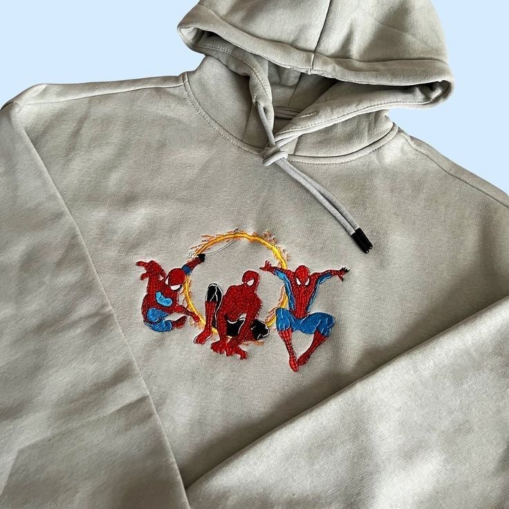 LIMITED Spider Man Eclipse EMBROIDERED HOODIE Corgi Kingdamn