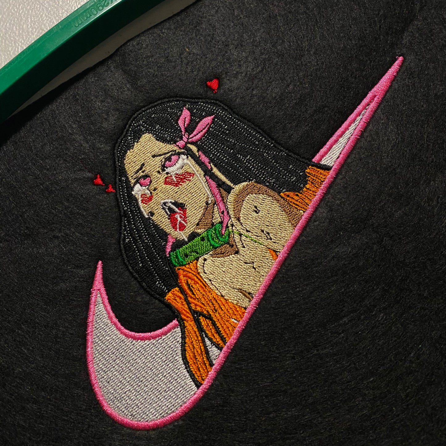 LIMITED Demon Slayer Nezuko Gyat EMBROIDERED GYM HOODIE