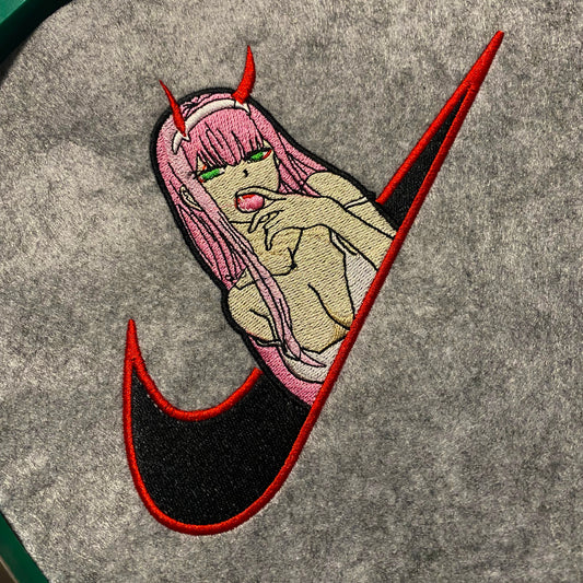 LIMITED Zero Two X Gyat EMBROIDERED GYM HOODIE