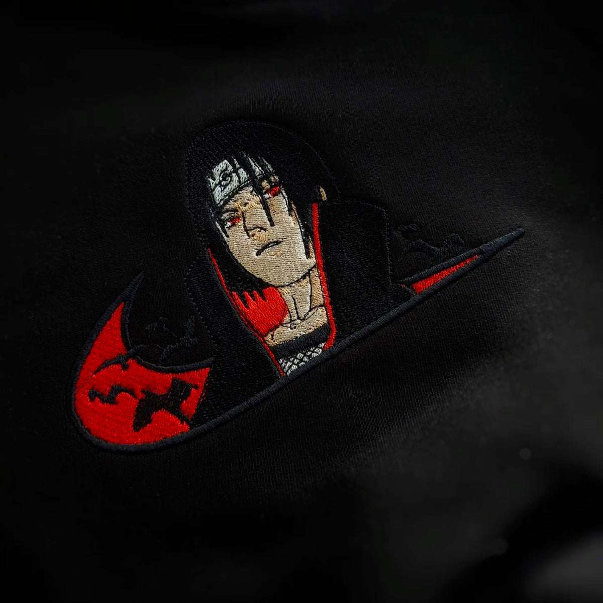 LIMITED Itachi Uchiha EMBROIDERED GYM HOODIE