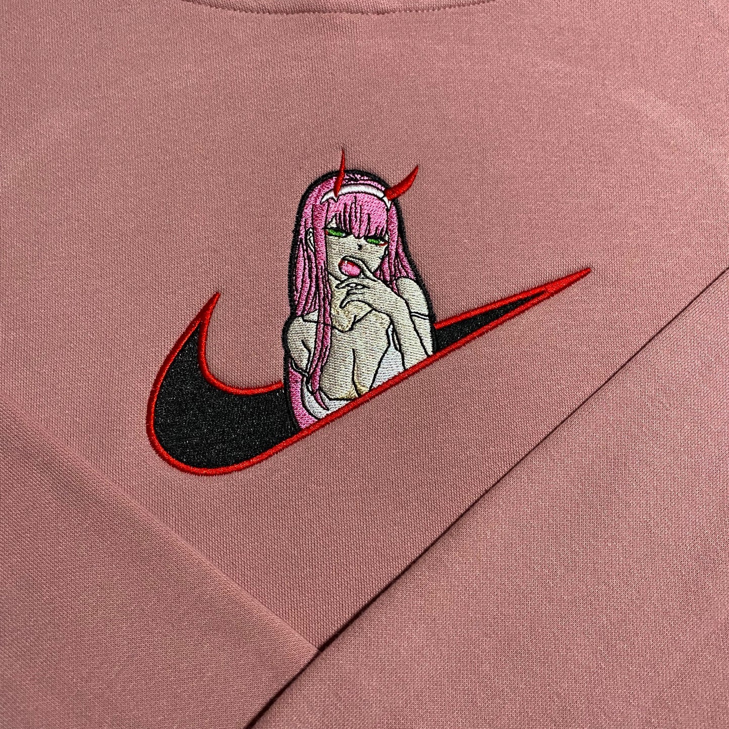 LIMITED Zero Two X Gyat EMBROIDERED GYM HOODIE