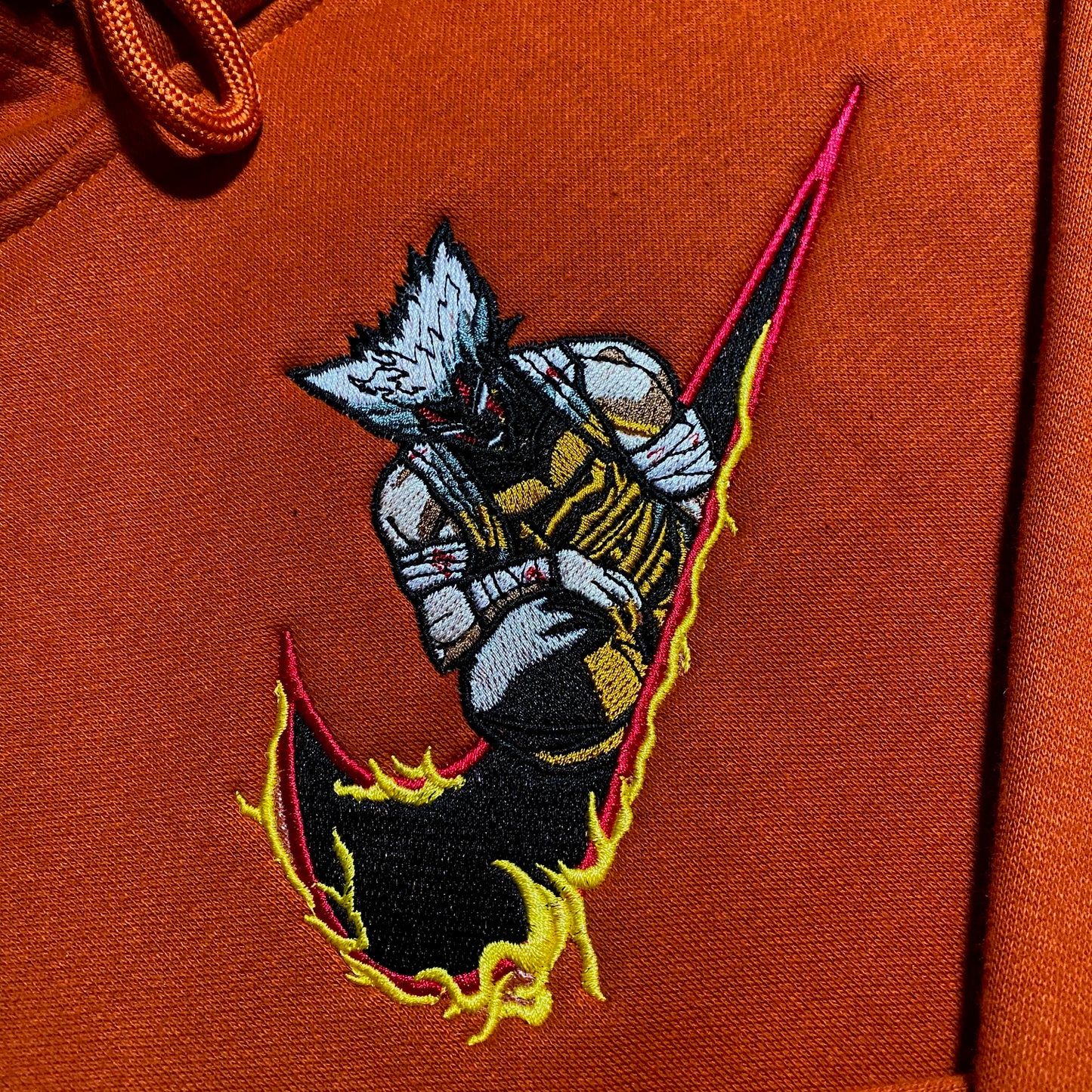 LIMITED One Punch Man X Garou EMBROIDERED HOODIE