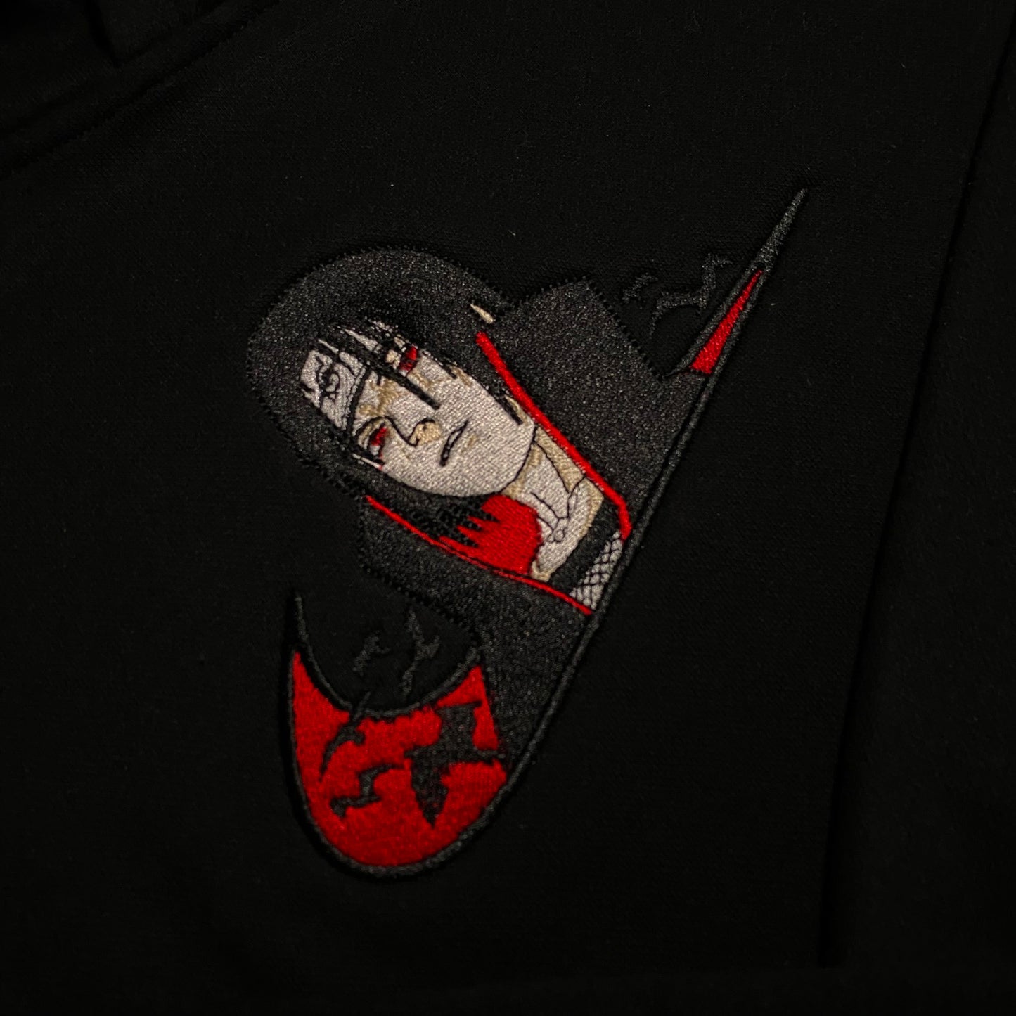 LIMITED Itachi Uchiha EMBROIDERED GYM HOODIE