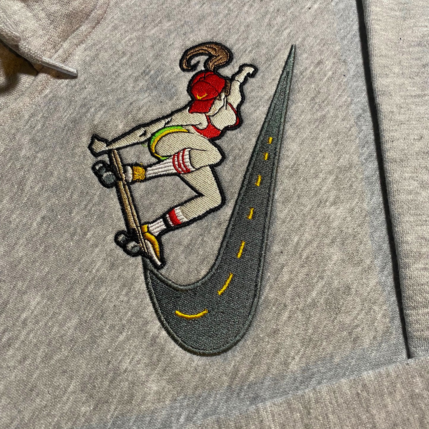 LIMITED Skater Girl Gyat EMBROIDERED GYM HOODIE