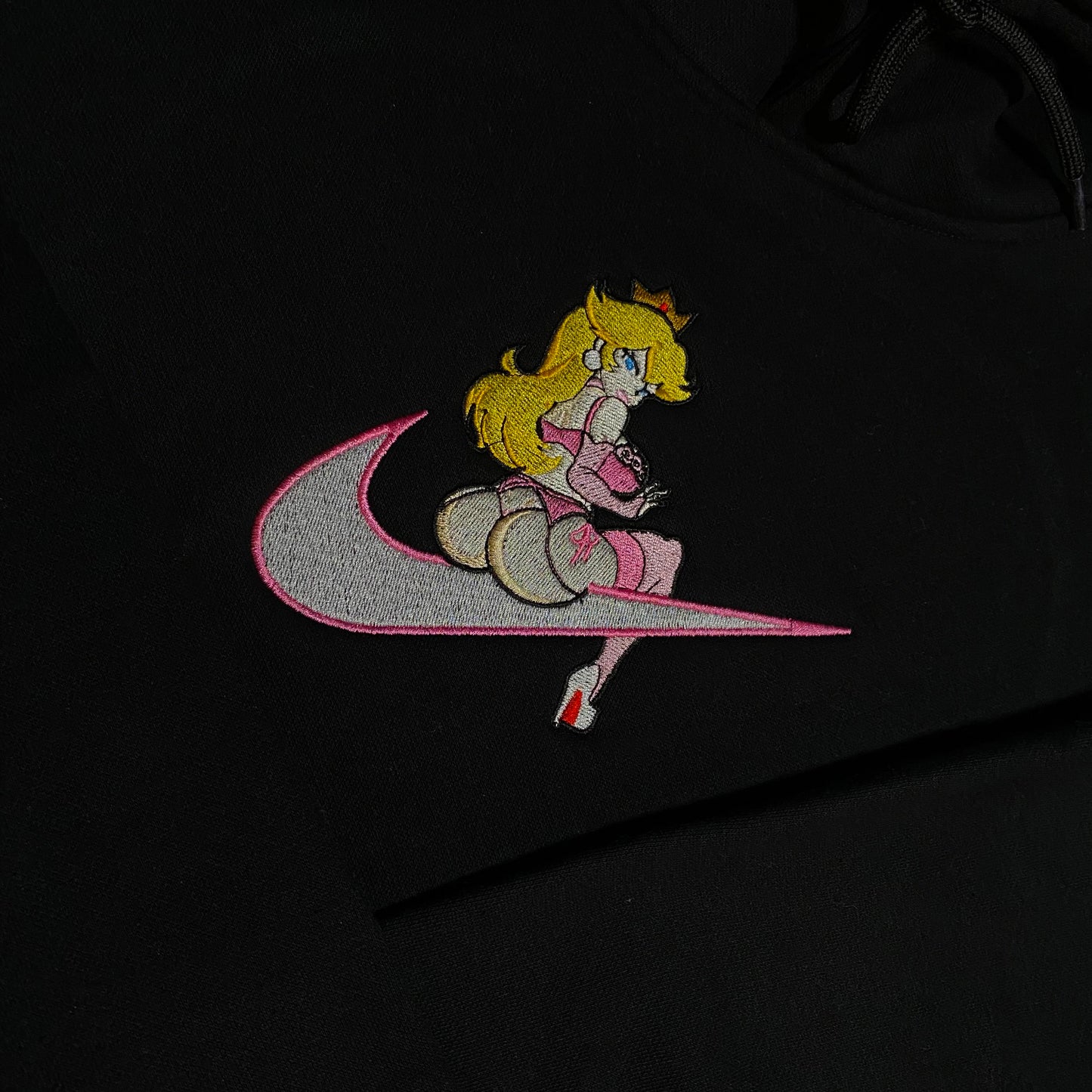 LIMITED Princess Peach Gyat EMBROIDERED GYM HOODIE