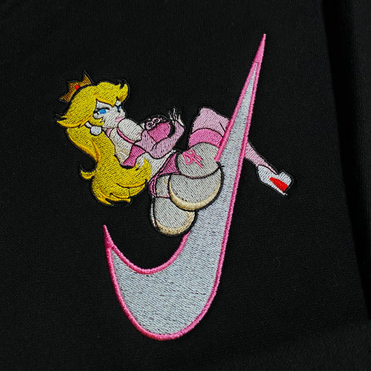 LIMITED Princess Peach Gyat EMBROIDERED GYM HOODIE