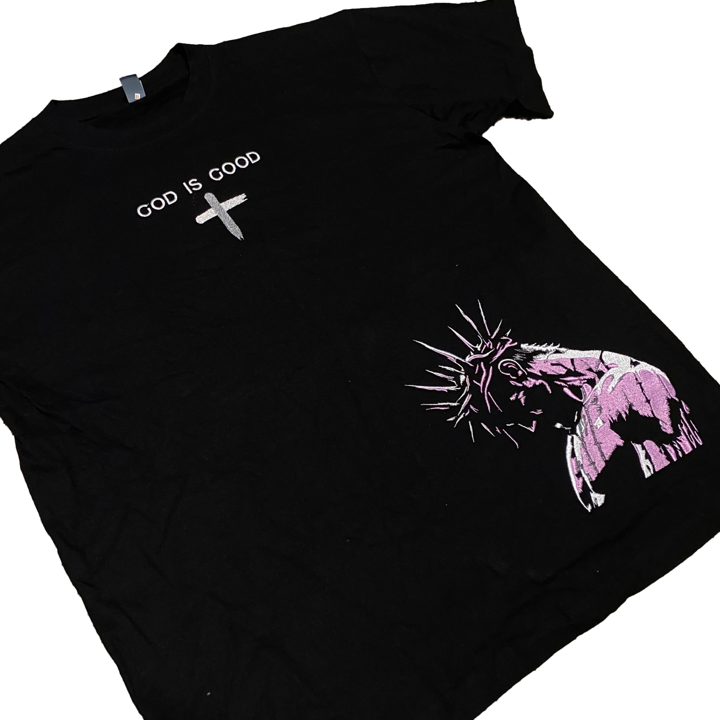 LIMITED God is Good Oversized EMBROIDERED T-Shirt