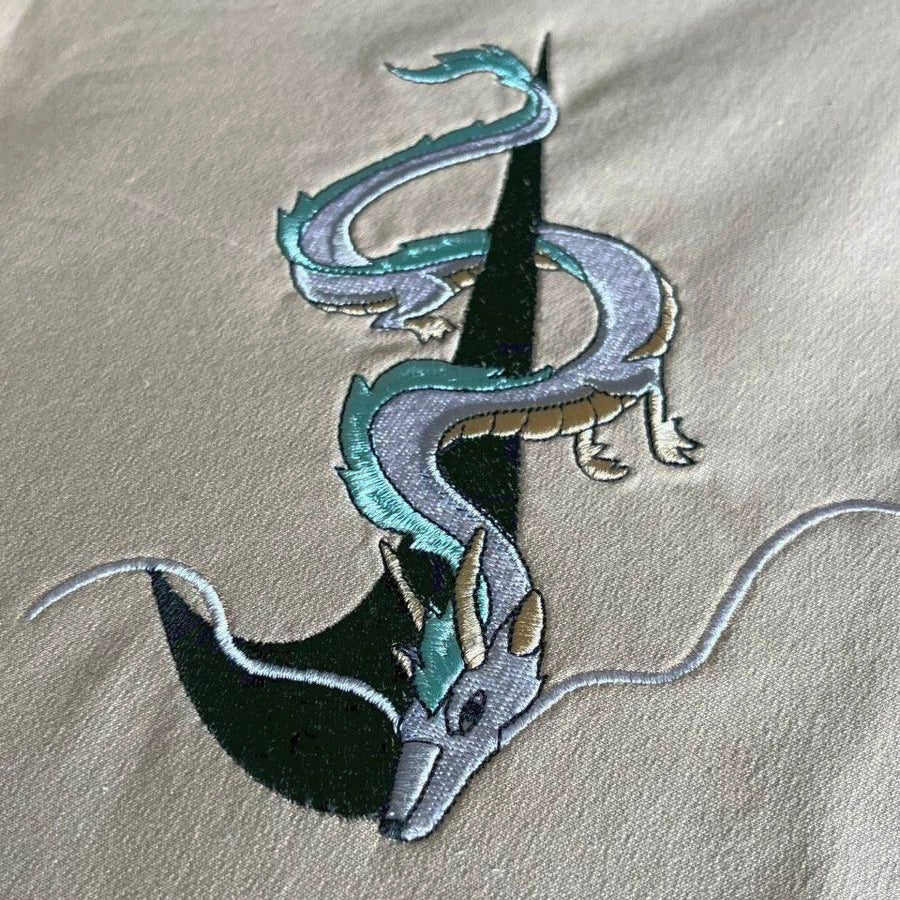 LIMITED Water Dragon EMBROIDERED HOODIE