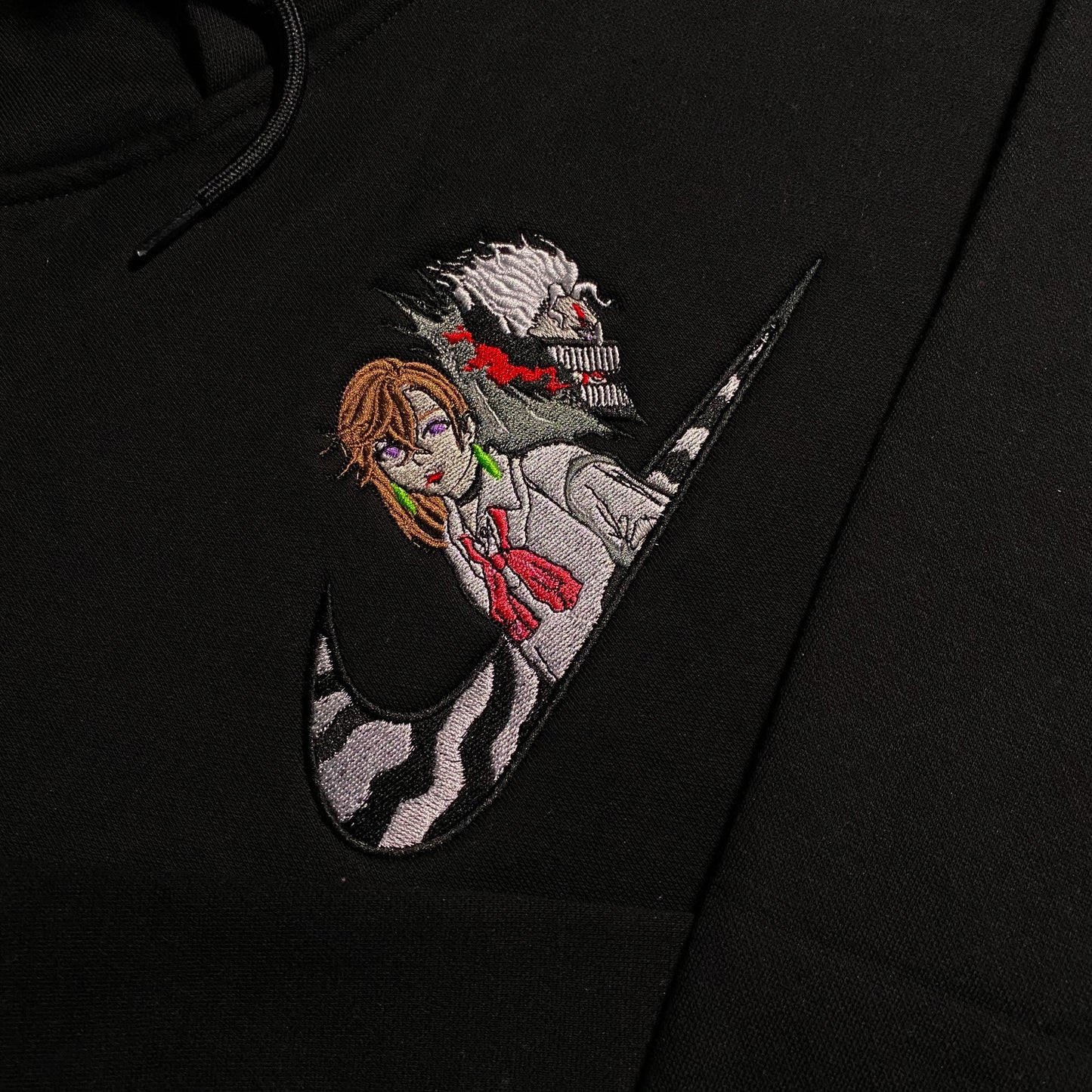 LIMITED DanDaDan Ken Takakura Momo Ayase EMBROIDERED ANIME HOODIE