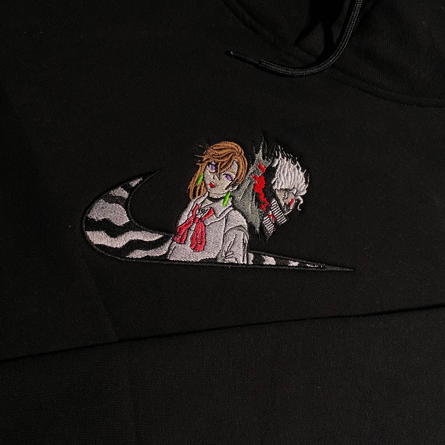 LIMITED DanDaDan Ken Takakura Momo Ayase EMBROIDERED ANIME HOODIE