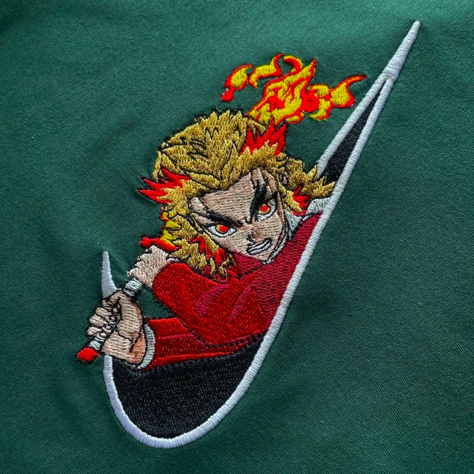 LIMITED I am X Rengoku EMBROIDERED HOODIE