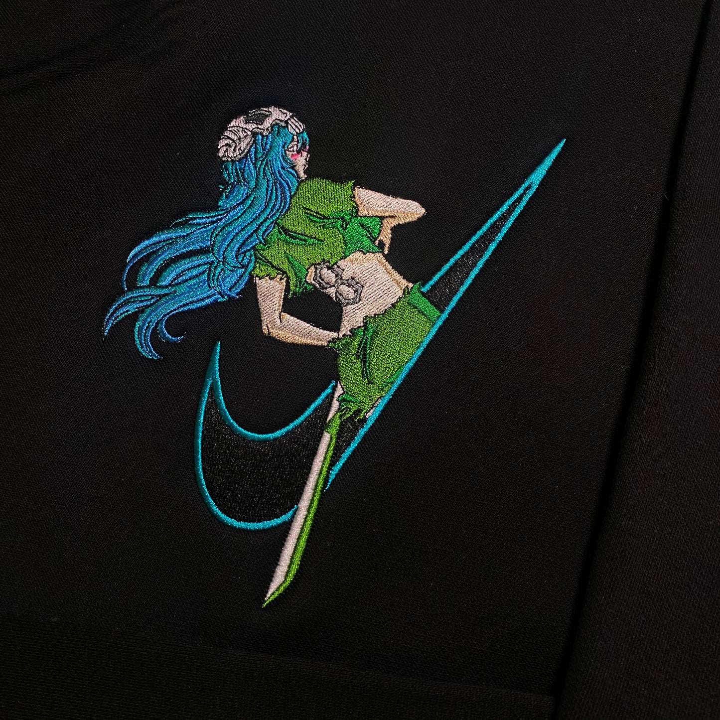 LIMITED Tres Espada Nelliel Tu Gyat EMBROIDERED GYM HOODIE