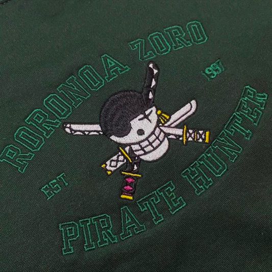 One Piece College Inspired EMBROIDERED T-Shirt