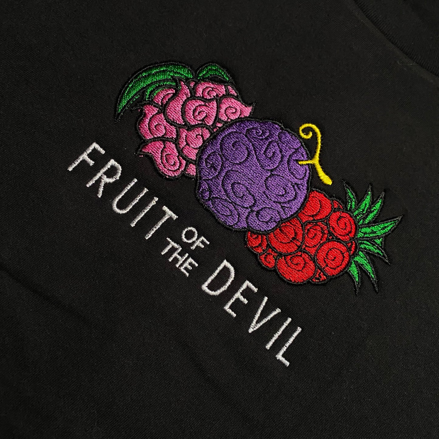 LIMITED Fruit of the Devil EMBROIDERED Gym HOODIE