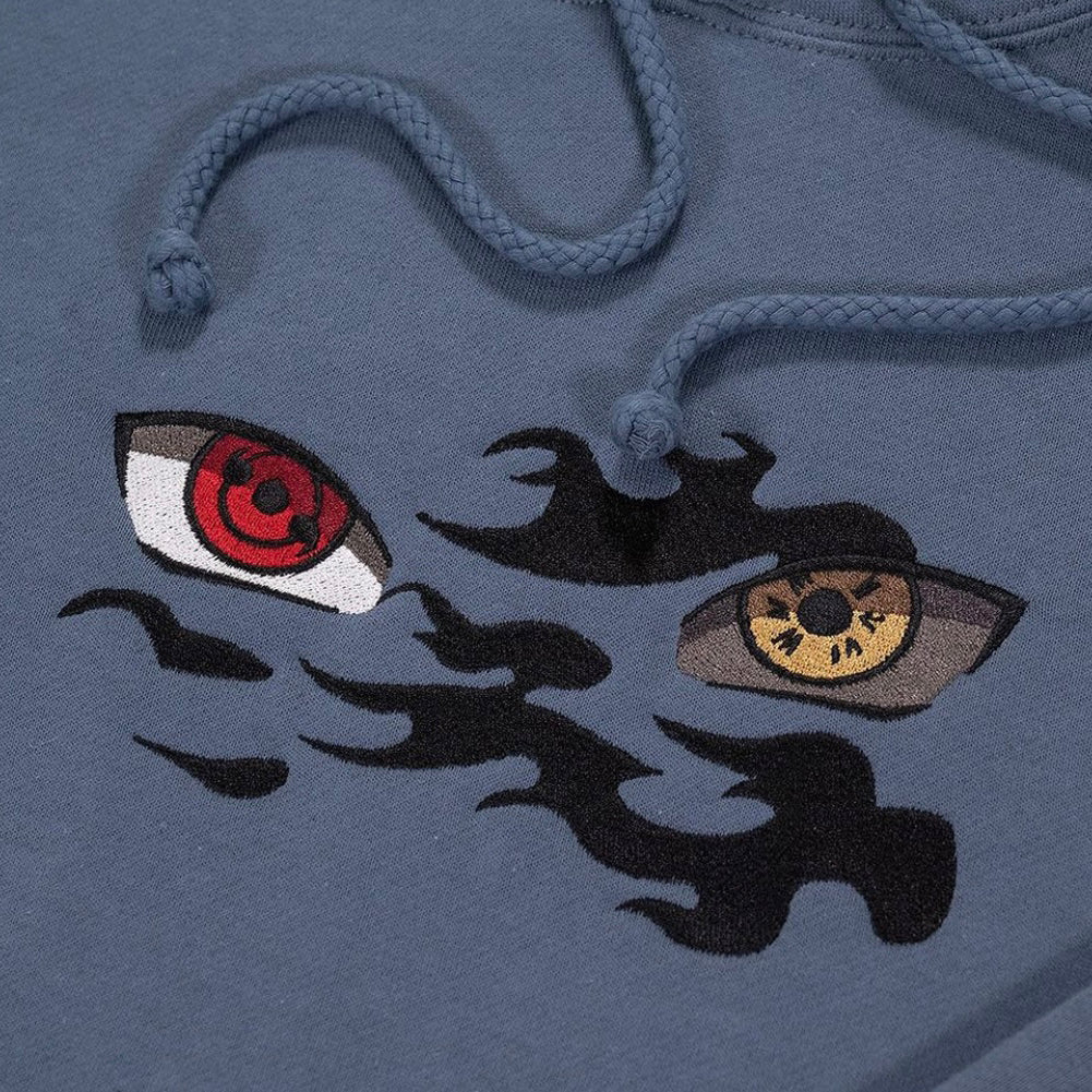 Limited Sasuke Cursed Eyes EMBROIDERED Gym HOODIE