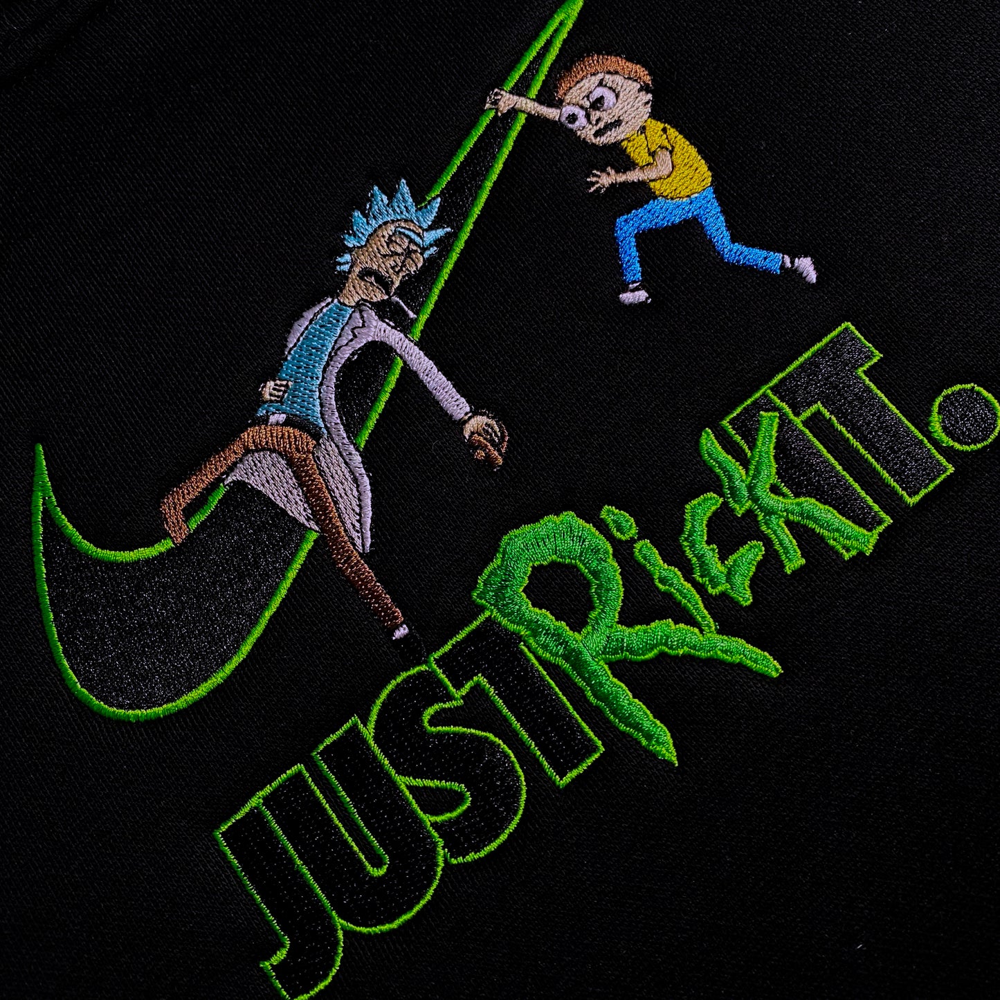 LIMITED Just Rick It Remix EMBROIDERED GYM HOODIE