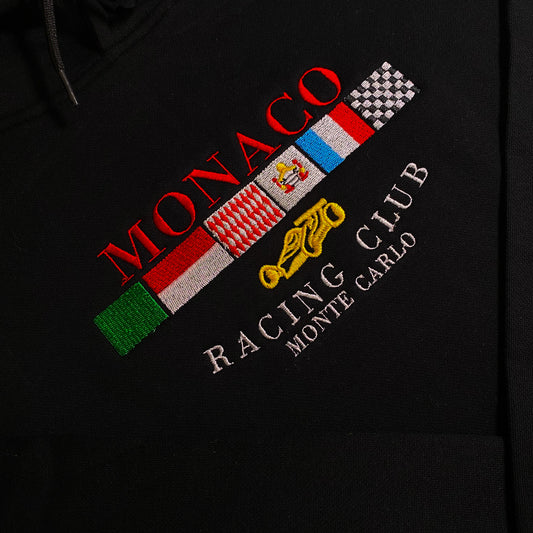 LIMITED Monaco Racing Club EMBROIDERED GYM HOODIE