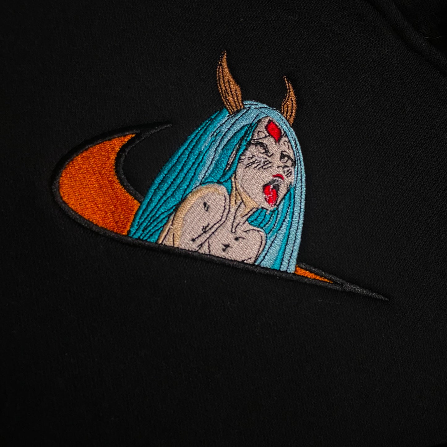 LIMITED Naruto X Kaguya Ōtsutsuki Demon Milk EMBROIDERED Gym HOODIE