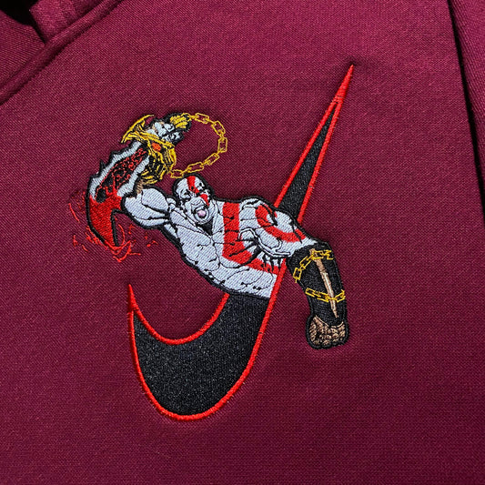 LIMITED God of War EMBROIDERED ANIME HOODIE