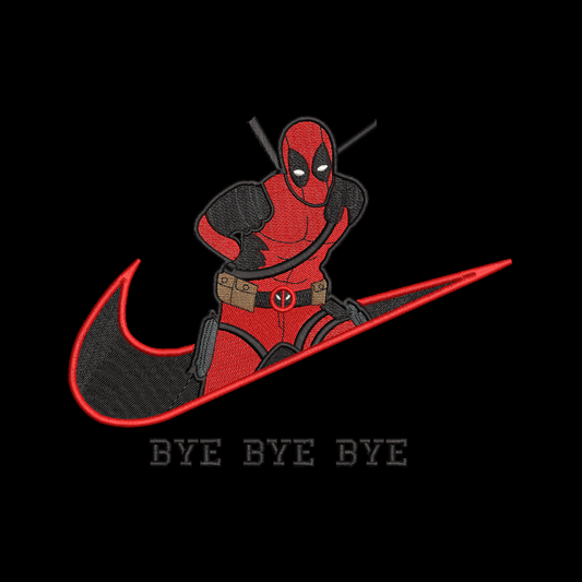 LIMITED Deadpool X Bye Bye Bye EMBROIDERED GYM HOODIE