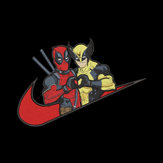 LIMITED Deadpool X Wolverine EMBROIDERED GYM HOODIE