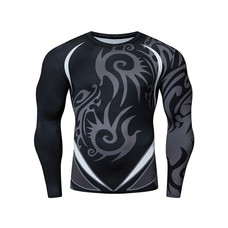 Yakuza Inspired Athletic Compression Shirt