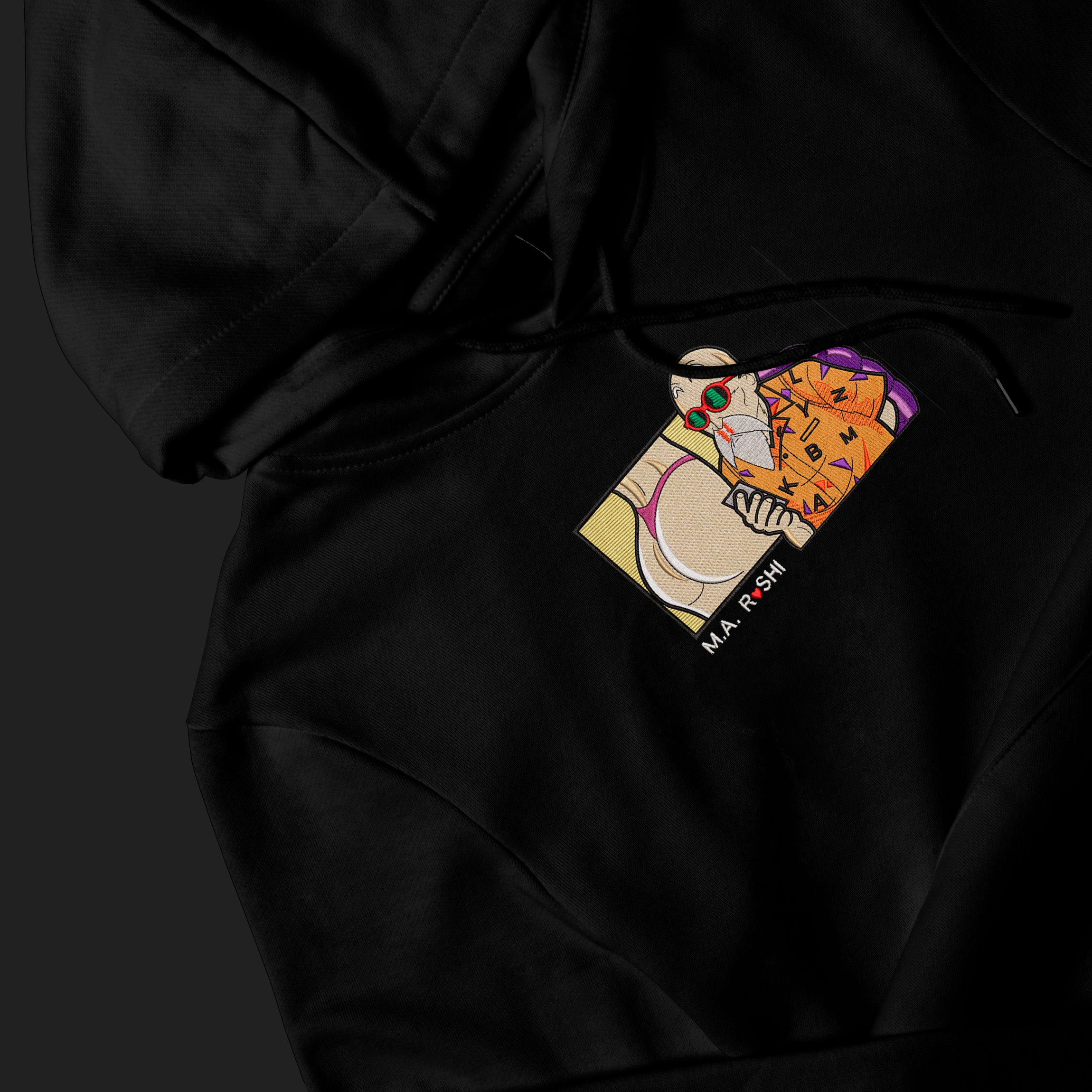 LIMITED Master Roshi Gyat EMBROIDERED HOODIE – Corgi Kingdamn