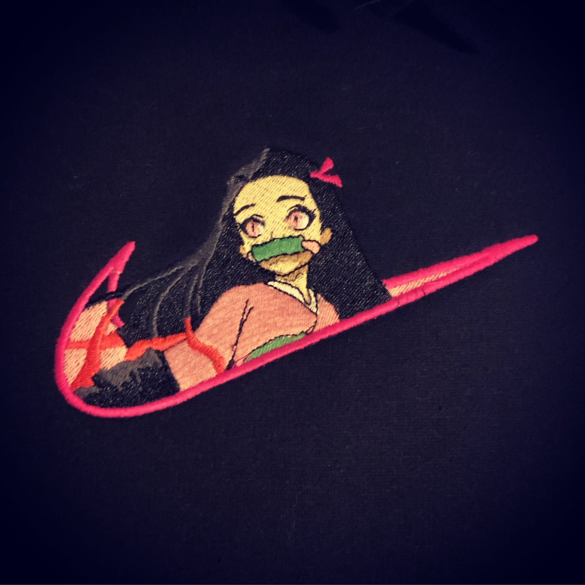 LIMITED DEMON SLAYER NEZUKO KAMADO X EMBROIDERED ANIME HOODIE – Corgi ...