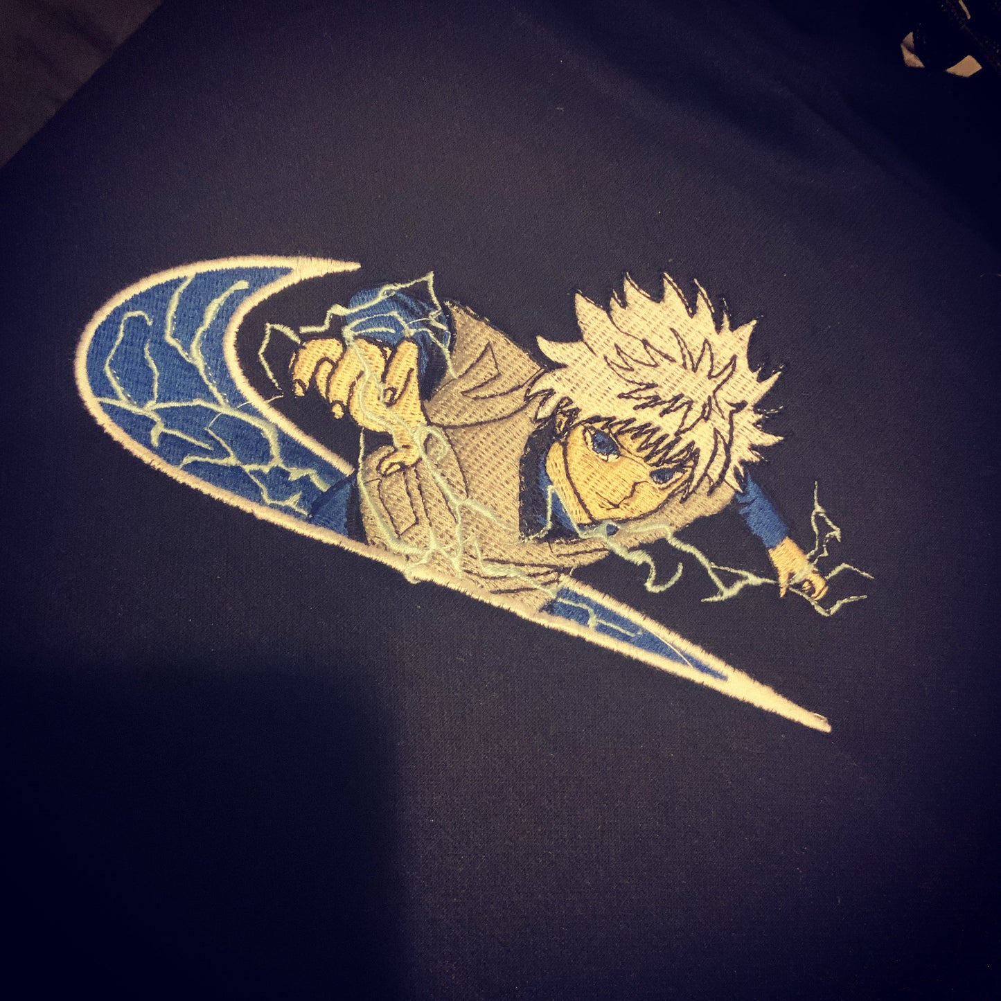 LIMITED KILLUA HUNTER X HUNTER REDUX X EMBROIDERED ANIME HOODIE