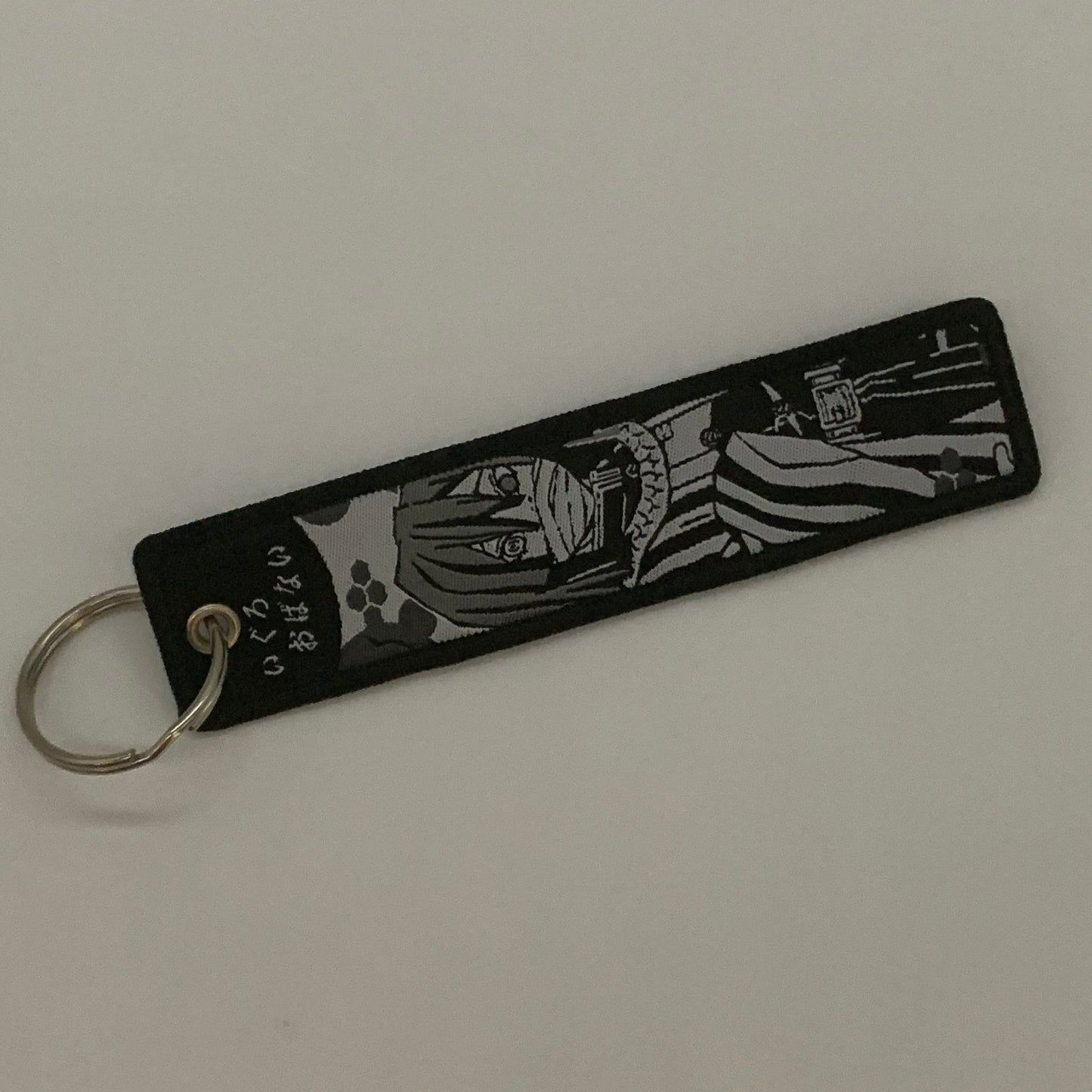 LIMITED Demon Slayer Obanai Iguro  EMBROIDERED KEY CHAIN