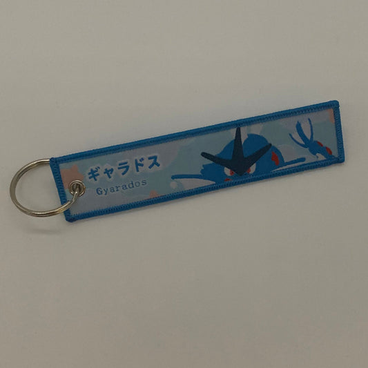 LIMITED Pokémon Gyarados EMBROIDERED KEY CHAIN